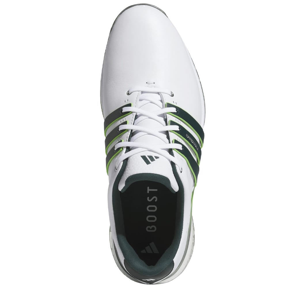 adidas Tour360 25 Spikeless Waterproof Shoes - Ftwr White/Aurora Ivy/Lime Burst