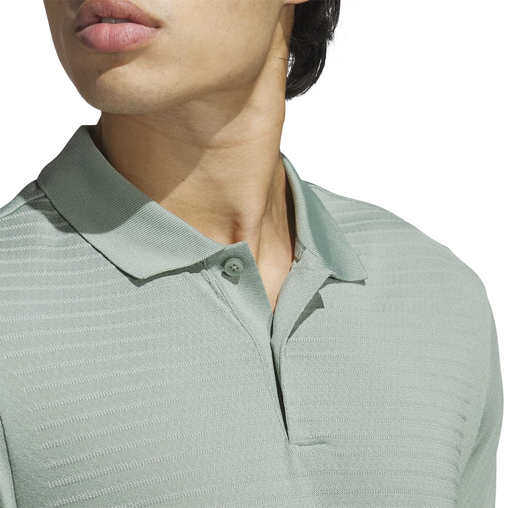 adidas Ultimate365 Tour Seamless Polo Shirt - Silver Green