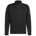 adidas Ultimate365 DWR Textured 1/4 Zip Arm Logo Sweatshirt - Black