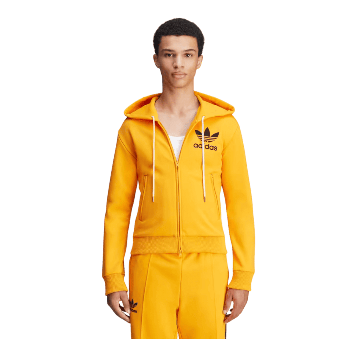adidas Wales Bonner Track Hoodie Orange For Men JJ2938