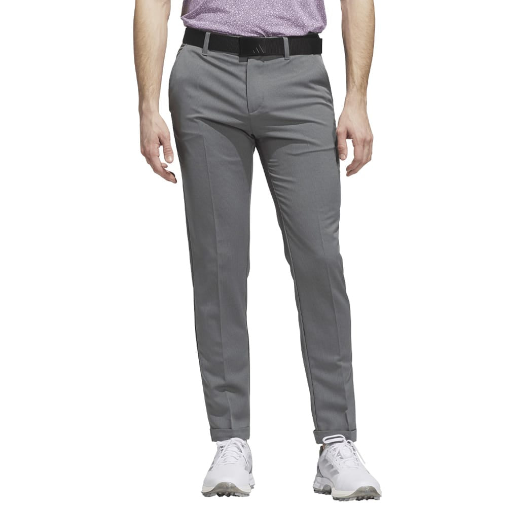 adidas Ultimate365 Classic Pinstripe Trouser - Black/Grey Four