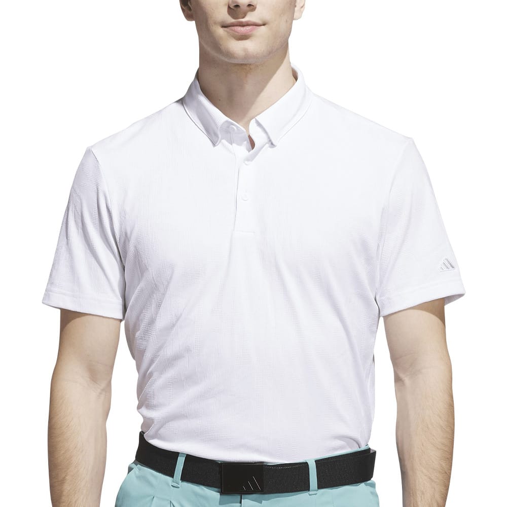adidas Go-to Textured Polo Shirt - White