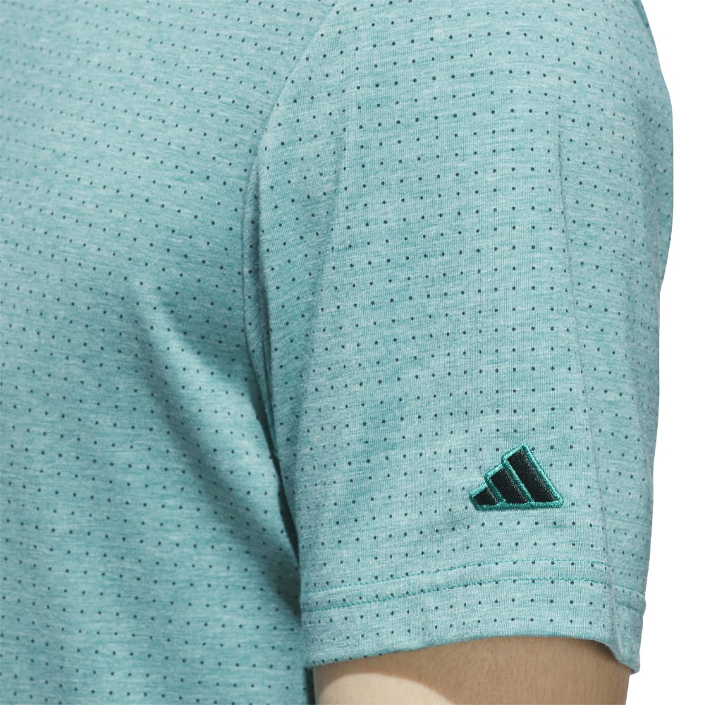 adidas Go-to Rise Print Sleeve Logo Polo Shirt - Pure Teal