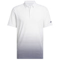 adidas Go-to Rise Print Sleeve Logo Polo Shirt - White