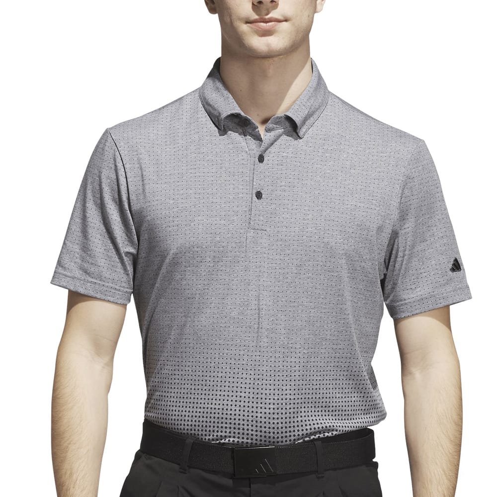 adidas Go-to Rise Print Sleeve Logo Polo Shirt - Carbon