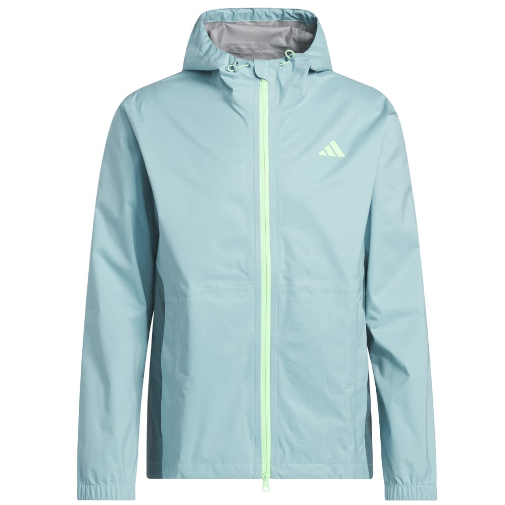 adidas RAIN.RDY Ultimate365 Tour Climaproof+ Waterproof Rain Suit - Mint Ton/Grey One