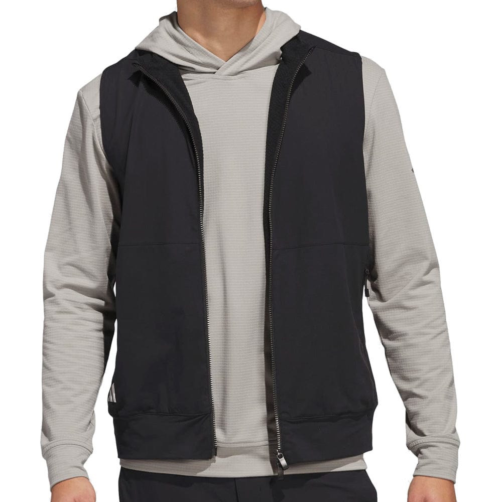 adidas Ultimate365 Tour Full Zip Vest - Black