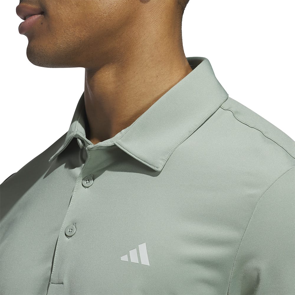 adidas Ultimate365 Solid LC Polo Shirt - Silver Green