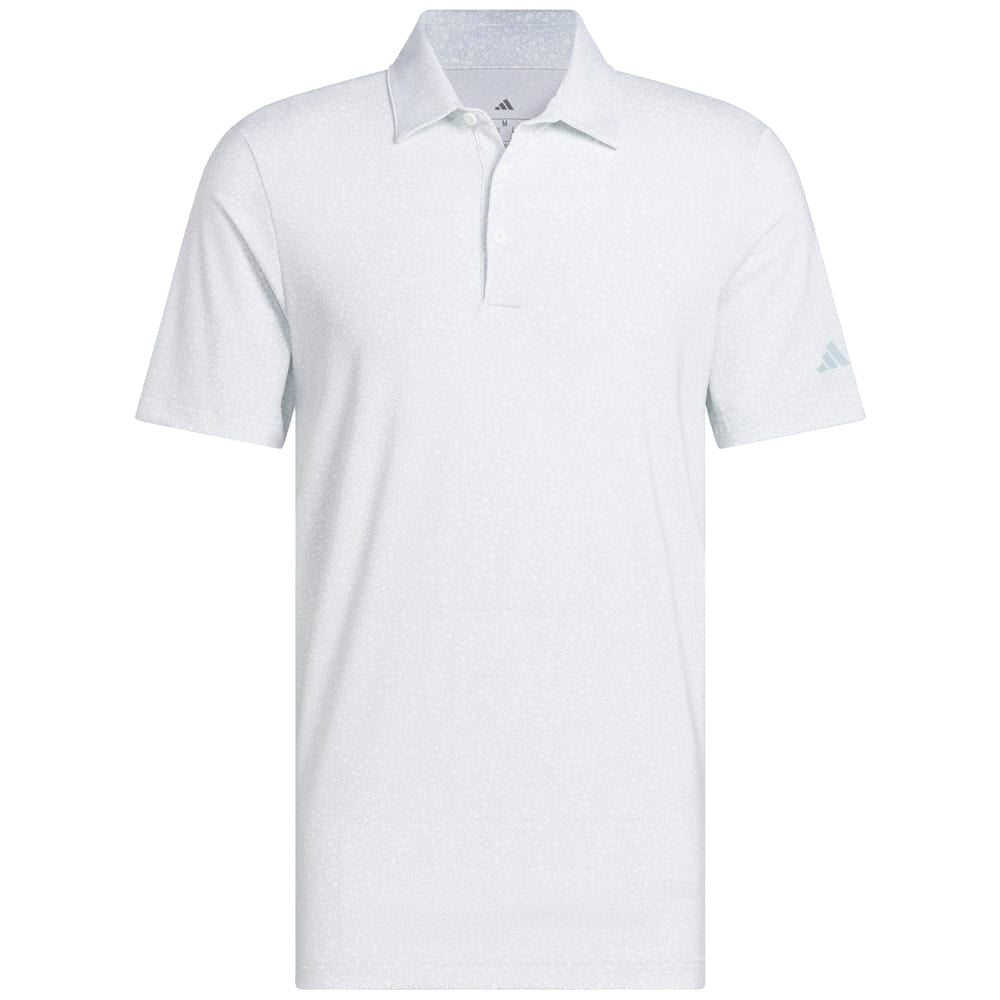 adidas Ultimate365 Mini Bunker Polo Shirt - White/Wonder Blue