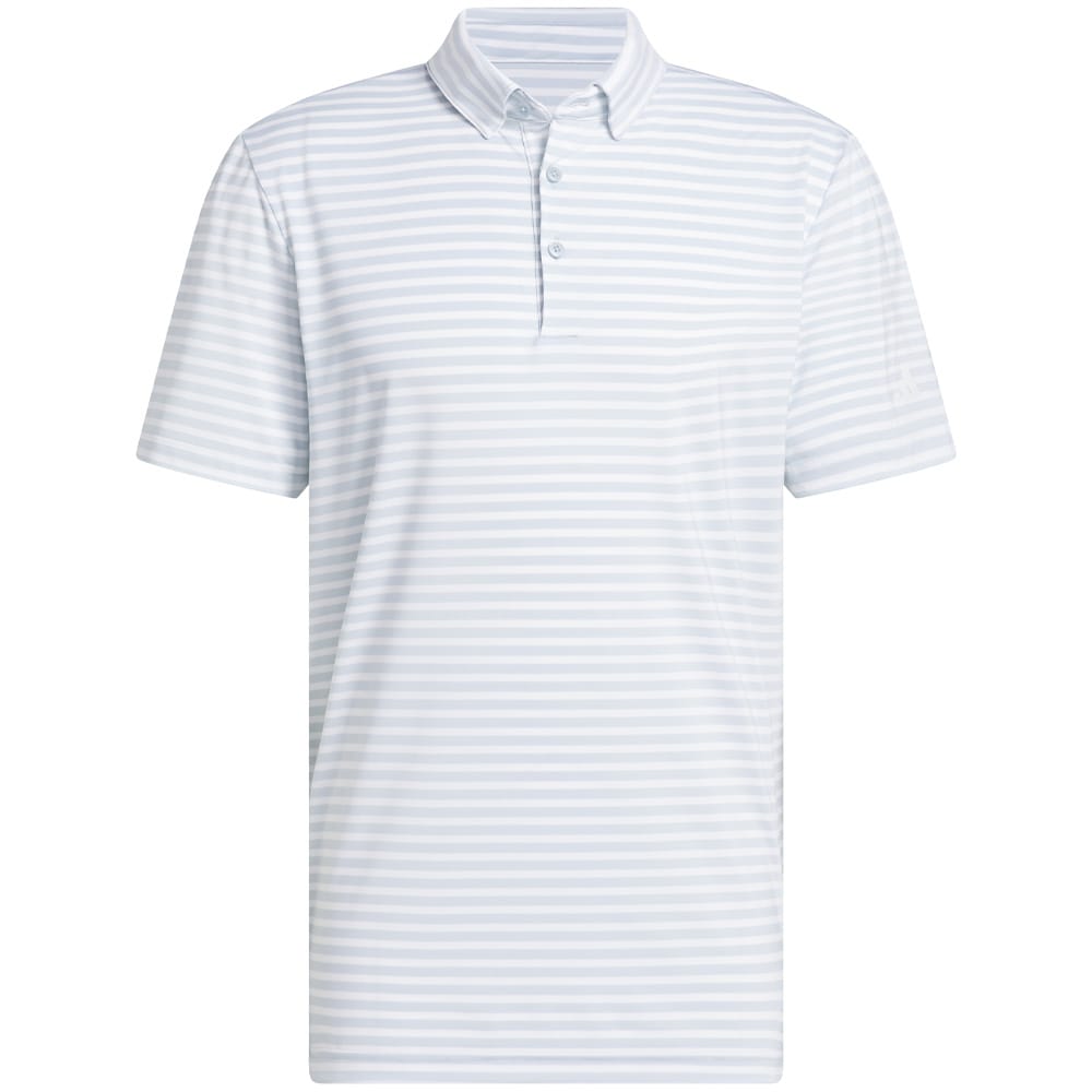 adidas Ultimate365 Stripe Polo Shirt - Wonder Blue/White