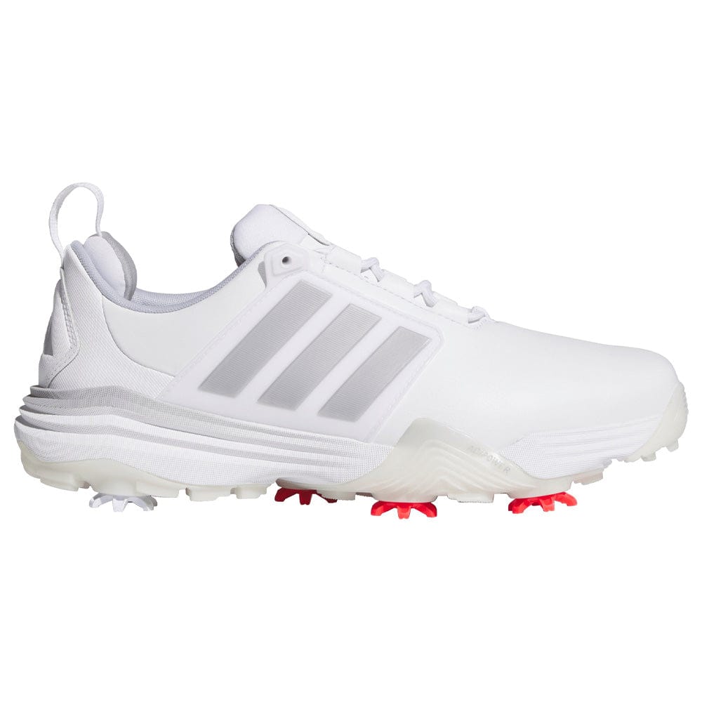 adidas Adipower 26 Waterproof Spiked Shoes - Cloud White/Silver Met./Halo Silver