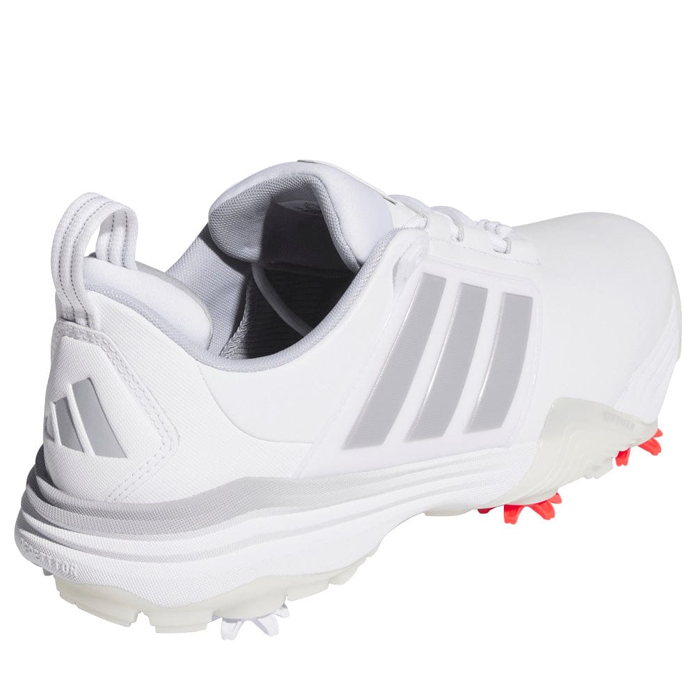 adidas Adipower 26 Waterproof Spiked Shoes - Cloud White/Silver Met./Halo Silver