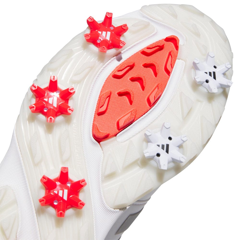 adidas Adipower 26 Waterproof Spiked Shoes - Cloud White/Silver Met./Halo Silver