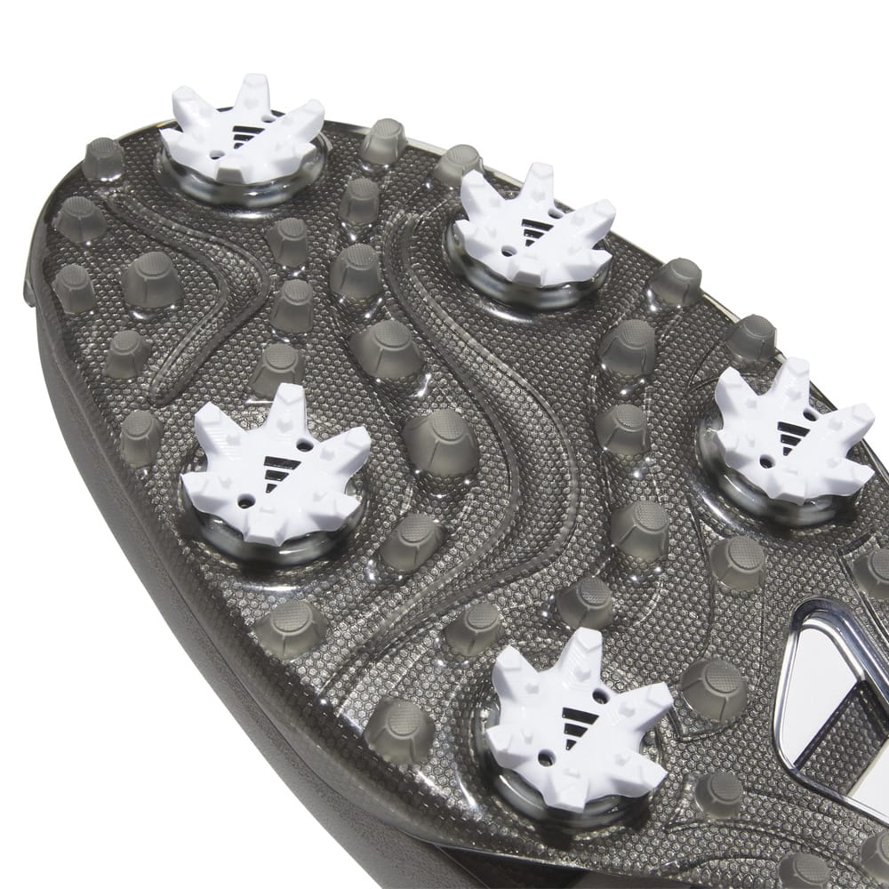adidas Tour360 24 Spiked Waterproof Shoes - Grey Three/Ftwr White/Iron Met.
