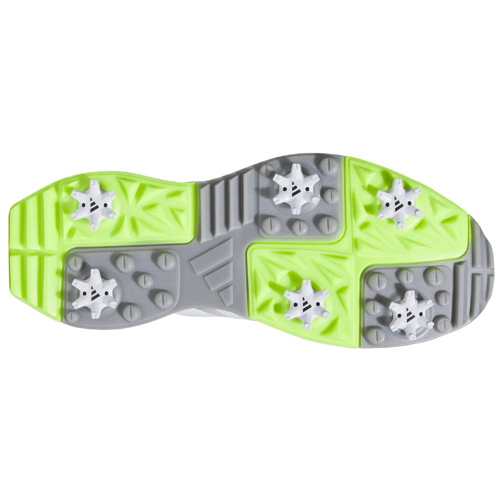 adidas R2C Boa Waterproof Spiked Shoes - Cloud White/Silver Met./Lucid Lemon