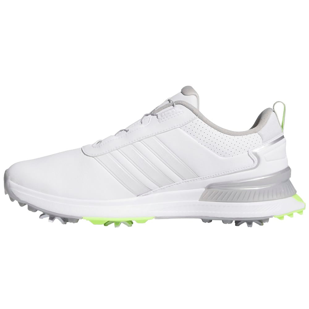 adidas R2C Boa Waterproof Spiked Shoes - Cloud White/Silver Met./Lucid Lemon