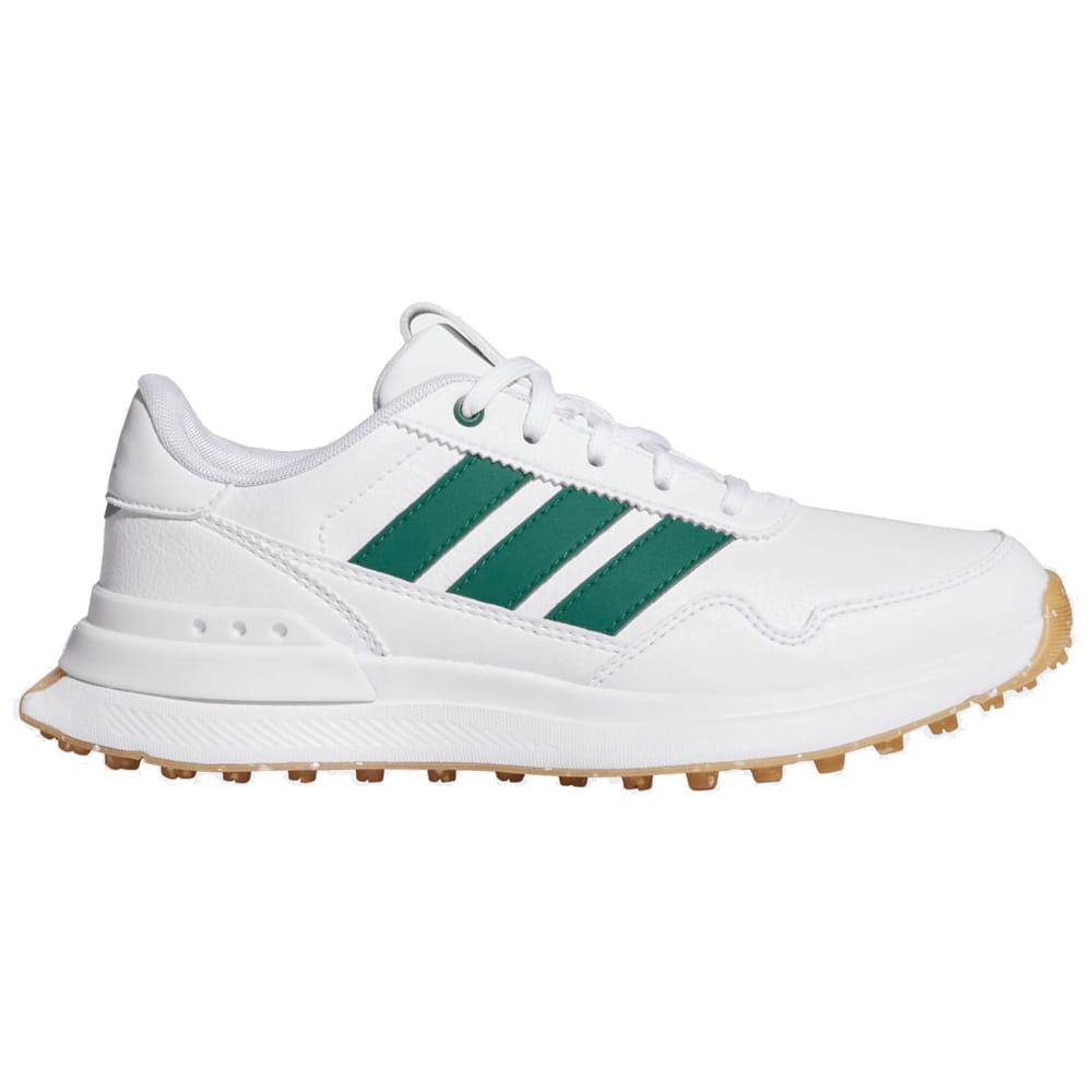 adidas S2G 26 Junior Spikeless Golf Shoes - Cloud White/Collegiate Green/Gum M2