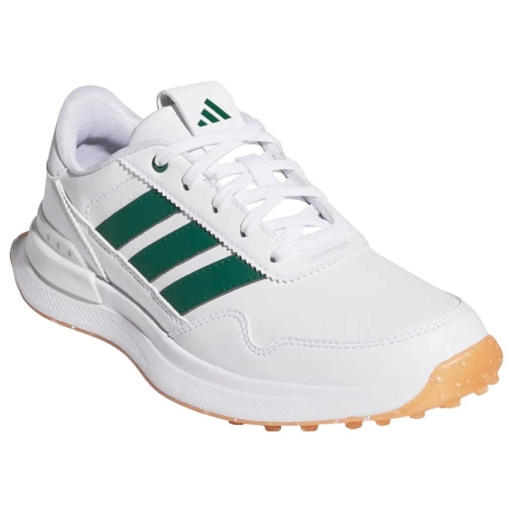adidas S2G 26 Junior Spikeless Golf Shoes - Cloud White/Collegiate Green/Gum M2
