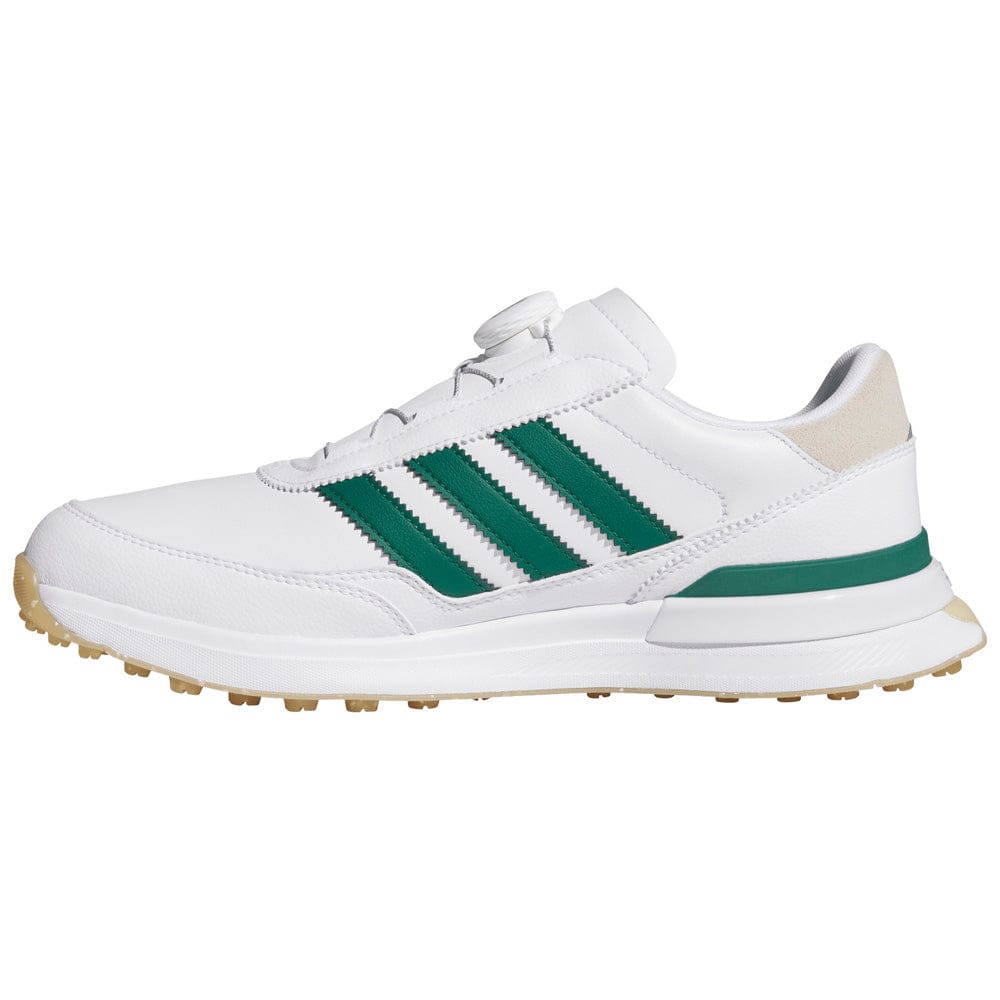 adidas S2G 26 Boa Waterproof Spikeless Shoes - Cloud White/Collegiate Green/Gum 3