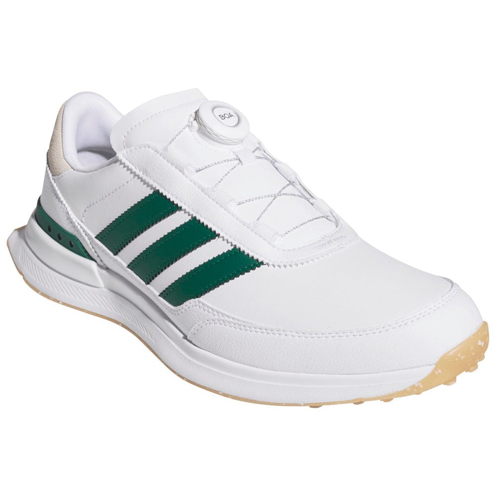 adidas S2G 26 Boa Waterproof Spikeless Shoes - Cloud White/Collegiate Green/Gum 3