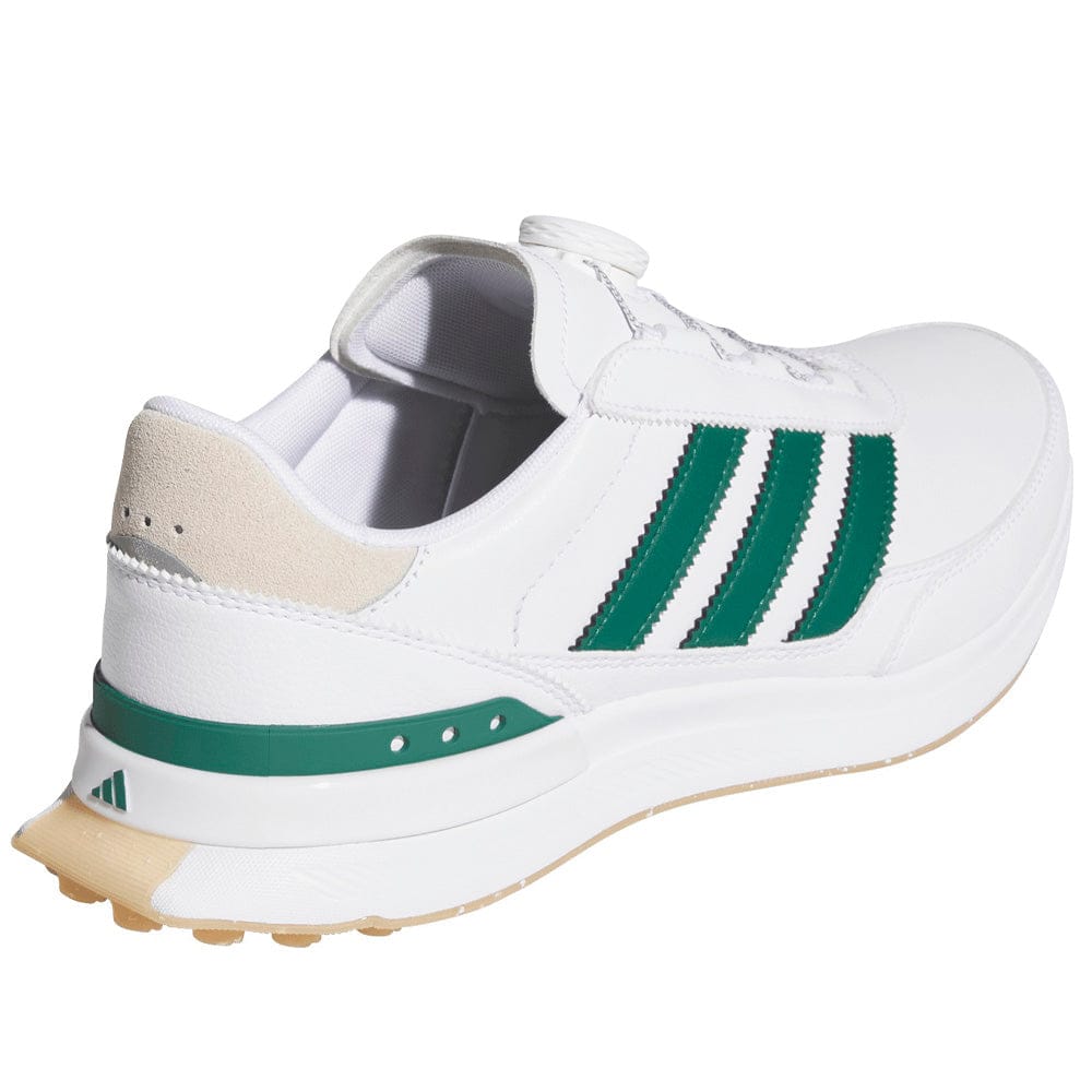 adidas S2G 26 Boa Waterproof Spikeless Shoes - Cloud White/Collegiate Green/Gum 3