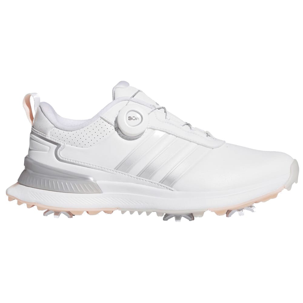 adidas R2G Boa Ladies Waterproof Spiked Shoes - White/Footwear White/Silver Metallic