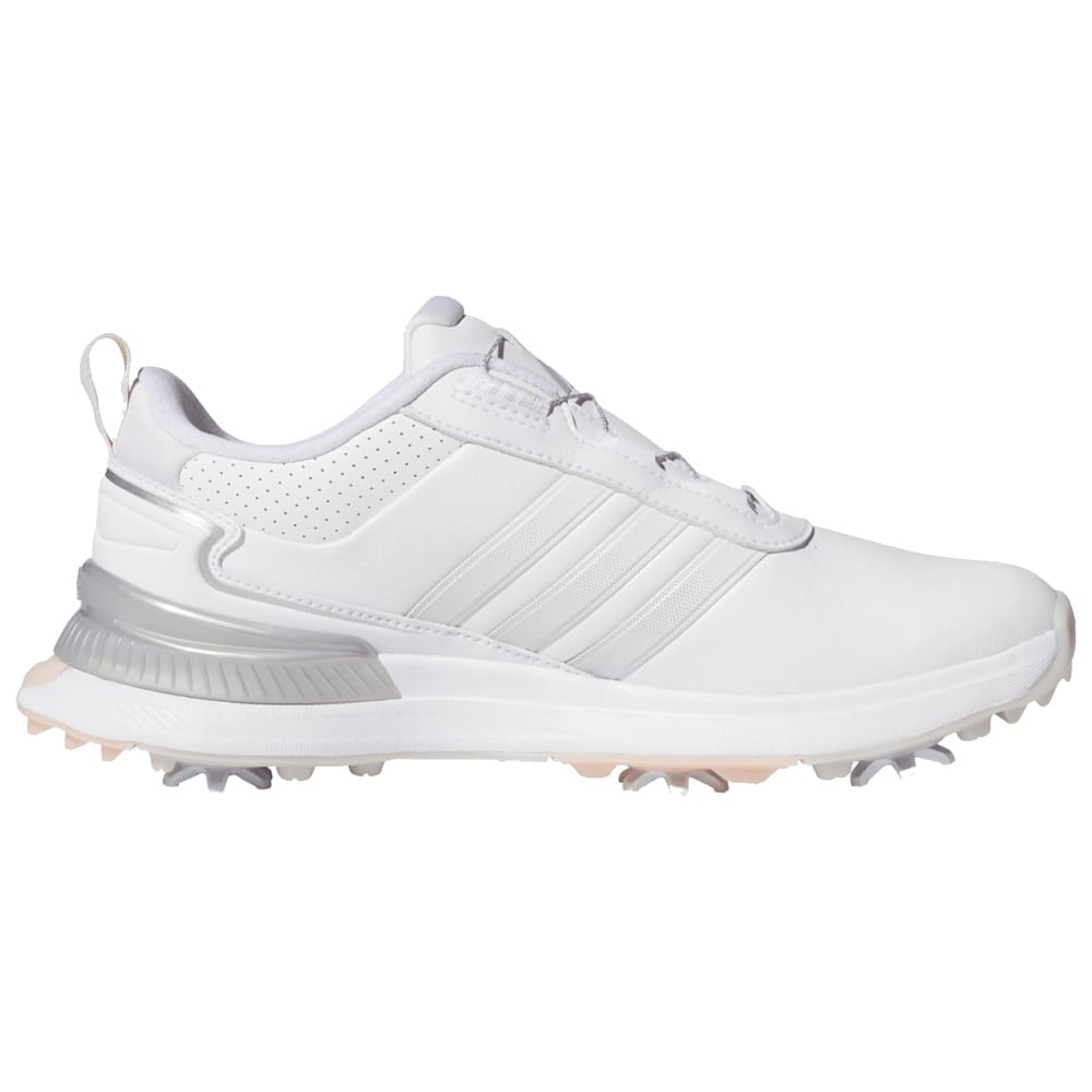 adidas R2G Boa Ladies Waterproof Spiked Shoes - White/Footwear White/Silver Metallic