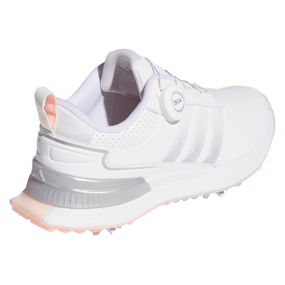 adidas R2G Boa Ladies Waterproof Spiked Shoes - White/Footwear White/Silver Metallic