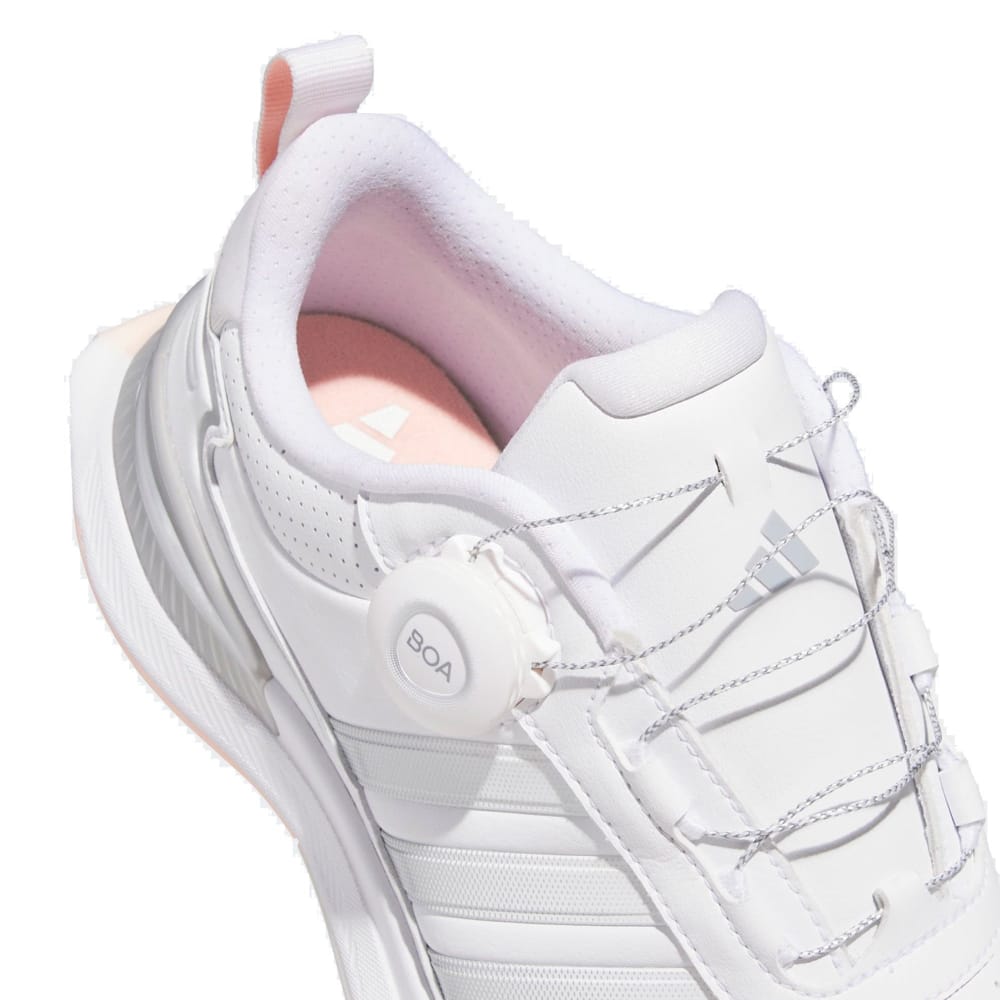 adidas R2G Boa Ladies Waterproof Spiked Shoes - White/Footwear White/Silver Metallic