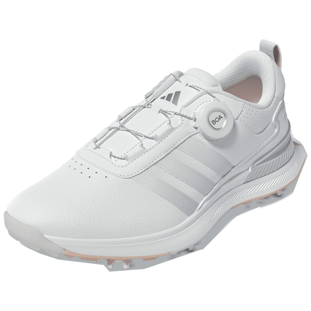 adidas R2G Boa Ladies Waterproof Spiked Shoes - White/Footwear White/Silver Metallic