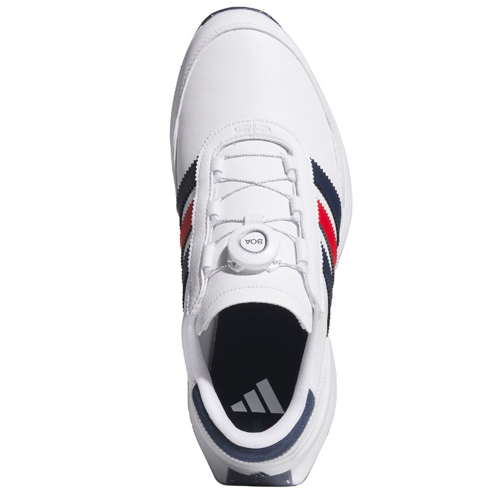 adidas S2G 26 Boa Waterproof Spikeless Shoes - Cloud White/Collegiate Navy/Better Scarlet