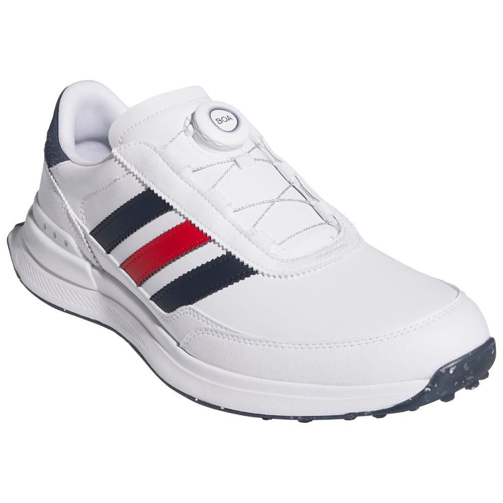 adidas S2G 26 Boa Waterproof Spikeless Shoes - Cloud White/Collegiate Navy/Better Scarlet
