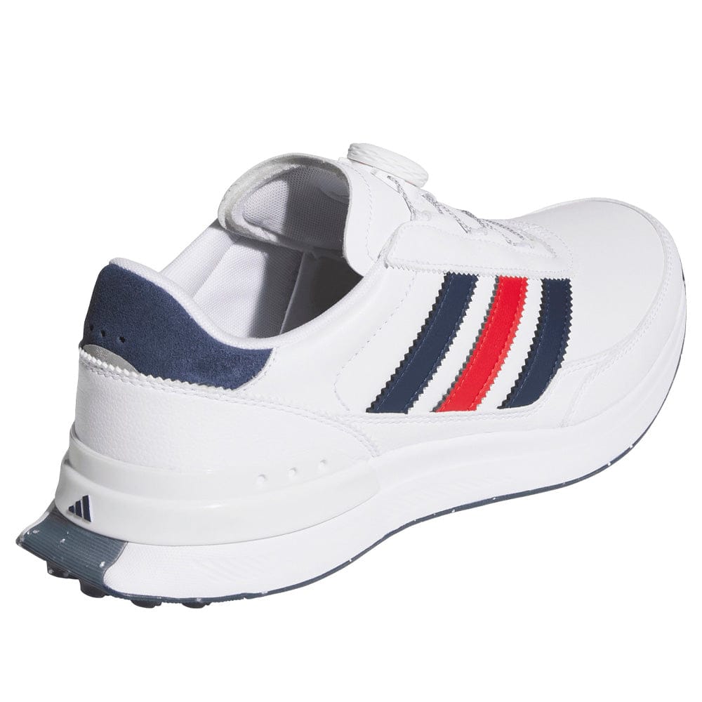 adidas S2G 26 Boa Waterproof Spikeless Shoes - Cloud White/Collegiate Navy/Better Scarlet