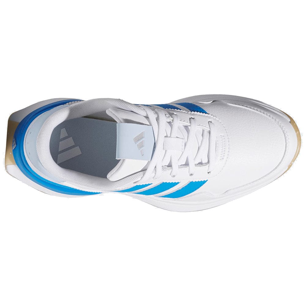 adidas S2G 26 Junior Waterproof Spikeless Golf Shoes - Cloud White/Lucid Ray Blue/Crystal Sky