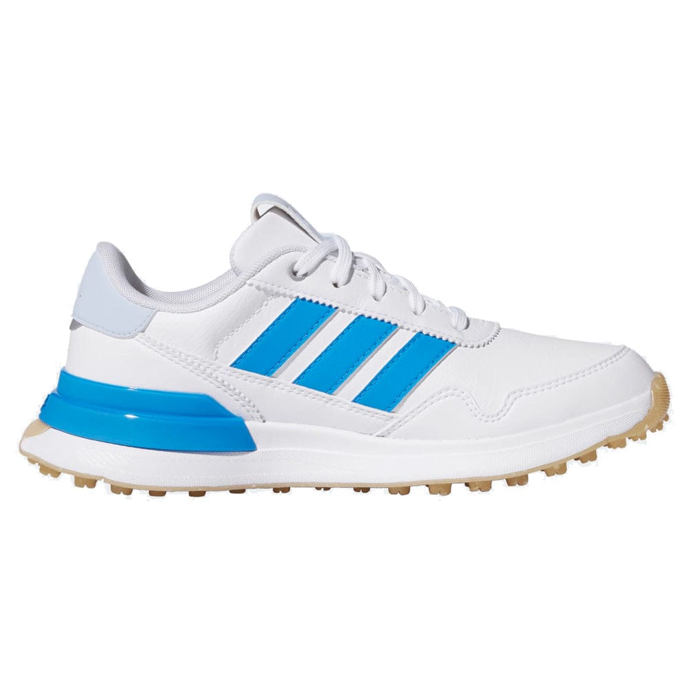 adidas S2G 26 Junior Waterproof Spikeless Golf Shoes - Cloud White/Lucid Ray Blue/Crystal Sky