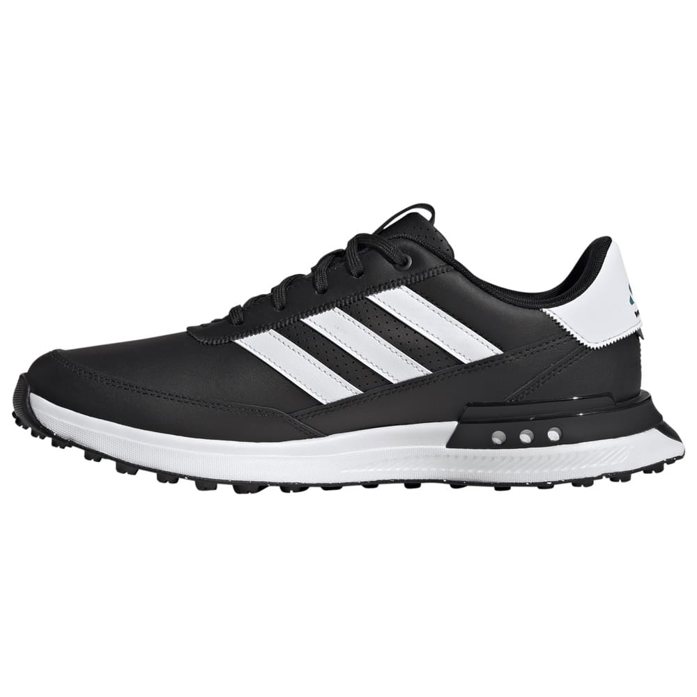adidas S2G Leather 24 Spikeless Waterproof Shoes - Core Black/Ftwr White/Pure Teal