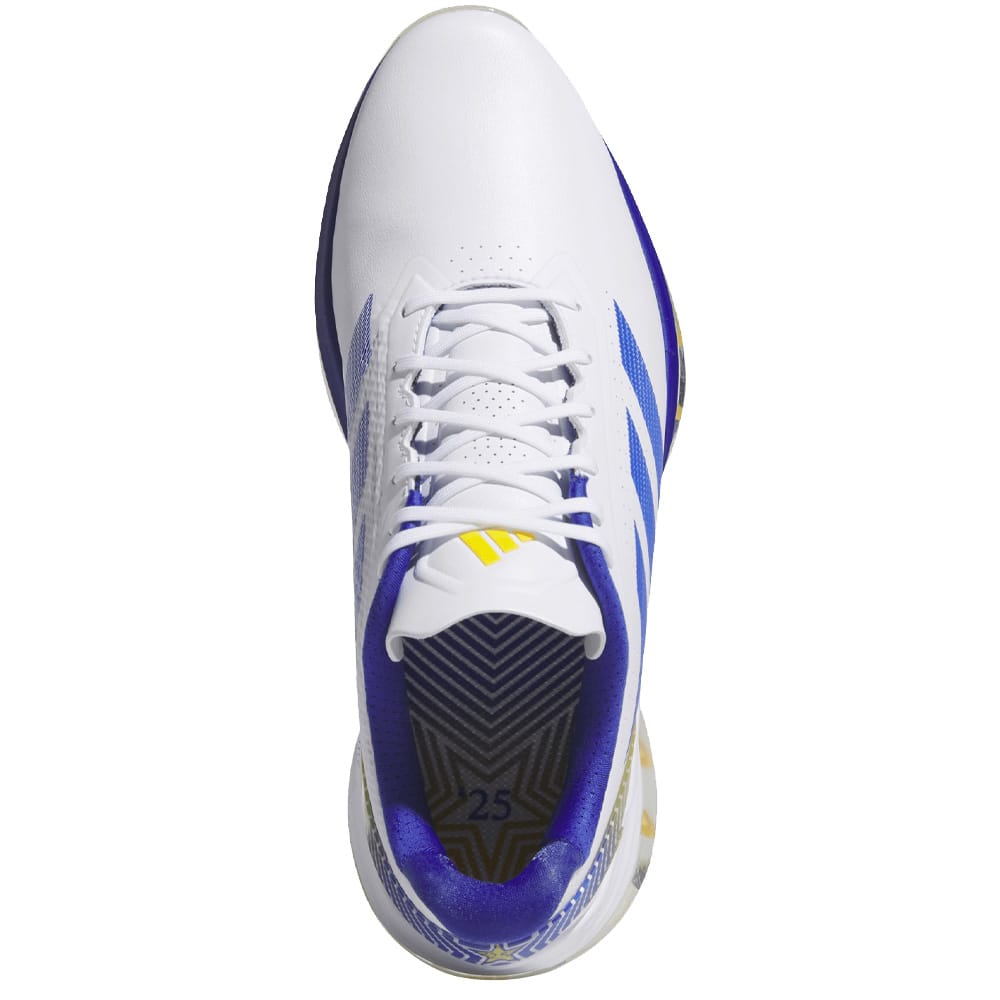 adidas Adizero ZG Spikeless Waterproof Shoes - Ftwr White/Lucid Blue/Crew Yellow
