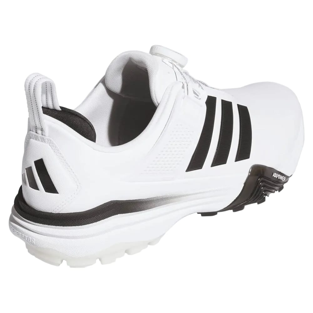 adidas Adipower 26 Boa Waterproof Spikeless Shoes - Cloud White/Core Black/Silver Met.