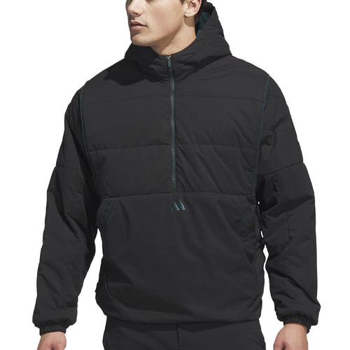 adidas Beyond Twistweave Half-Zip Filled Loose Jacket - Black