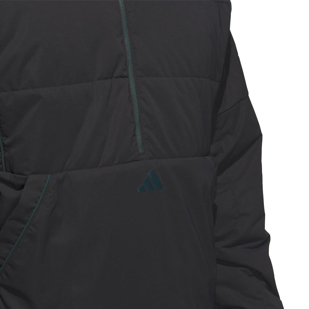 adidas Beyond Twistweave Half-Zip Filled Loose Jacket - Black