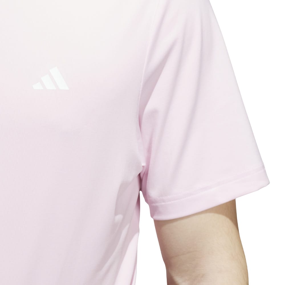 adidas Ultimate365 Solid Polo Shirt - Clear Pink