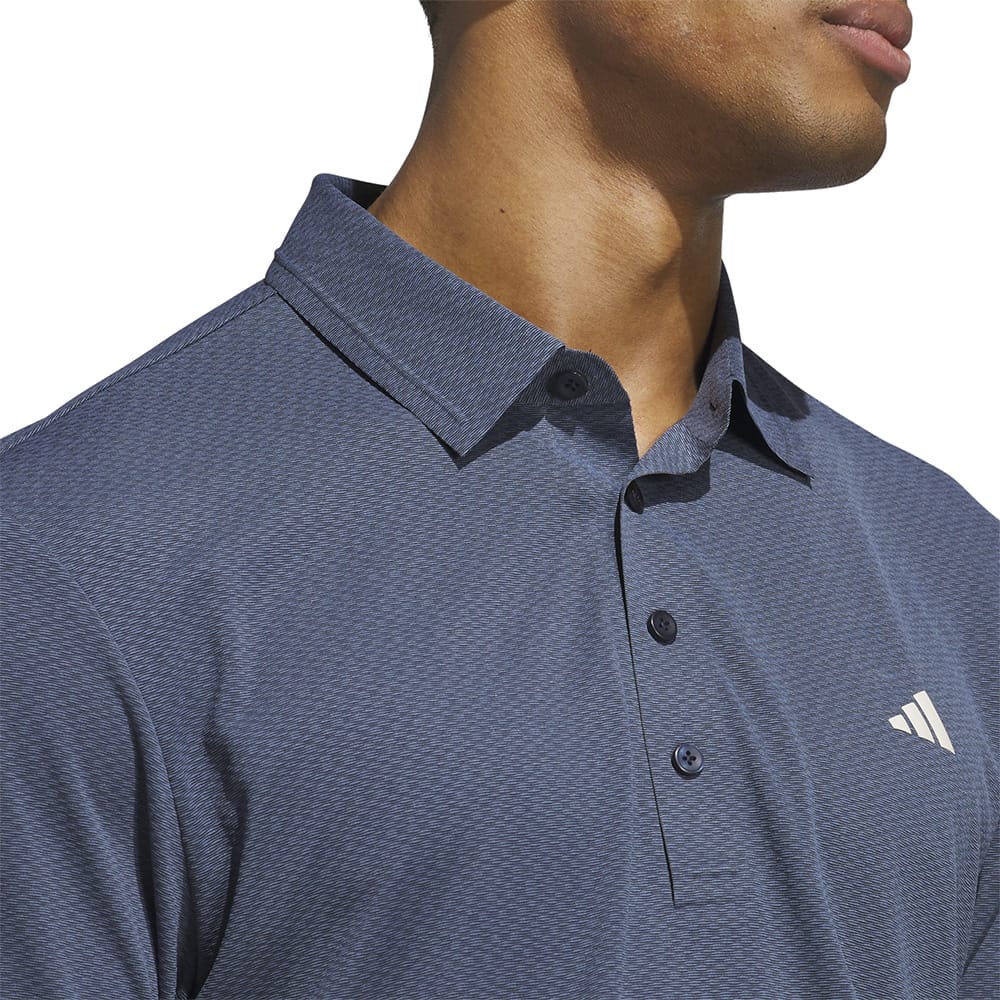 adidas Ultimate365 Tour Texture LC Polo Shirt - Collegiate Navy