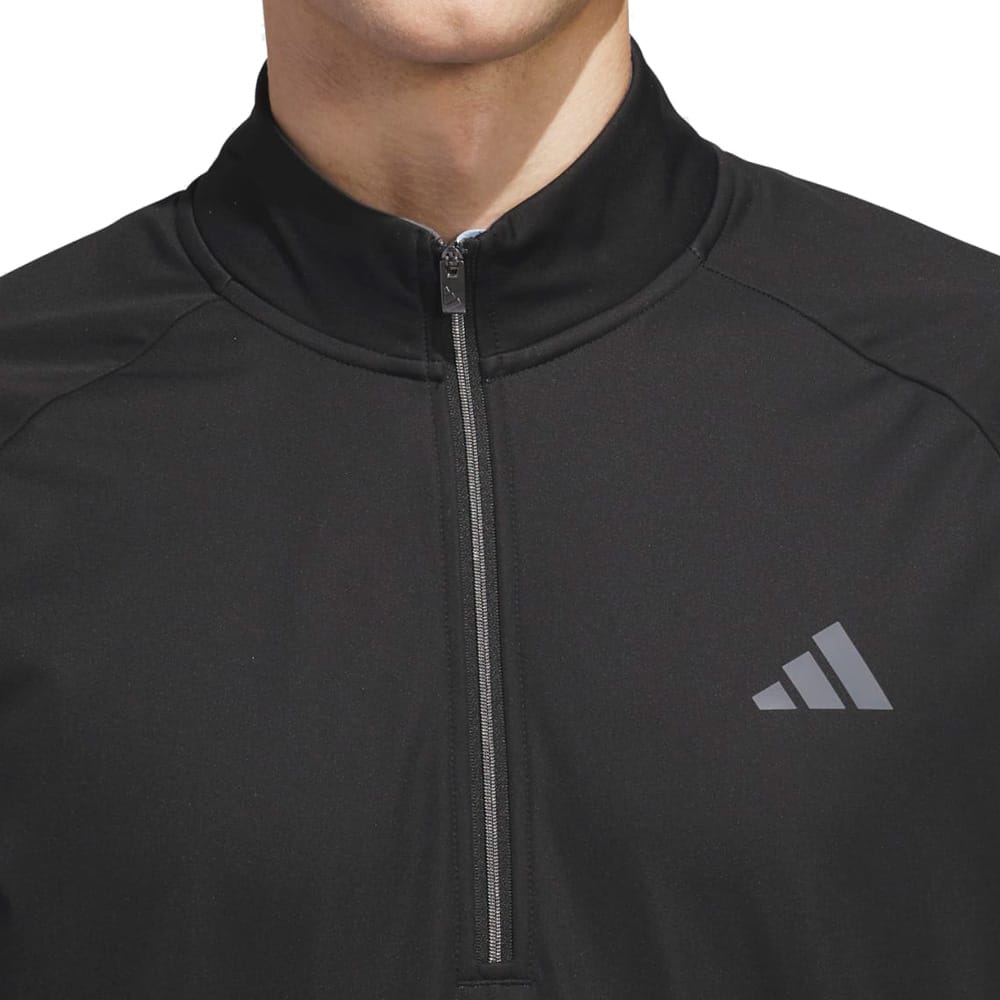 adidas Ultimate365 Durable Water Repellent Wind 1/4 Zip - Black/Grey Five