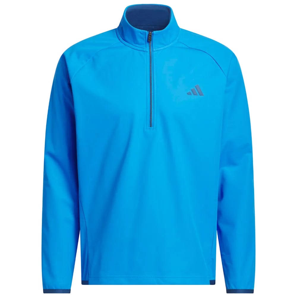 adidas Ultimate365 Durable Water Repellent Wind Quarter-Zip - Lucid Ray Blue/Dusky Petrol