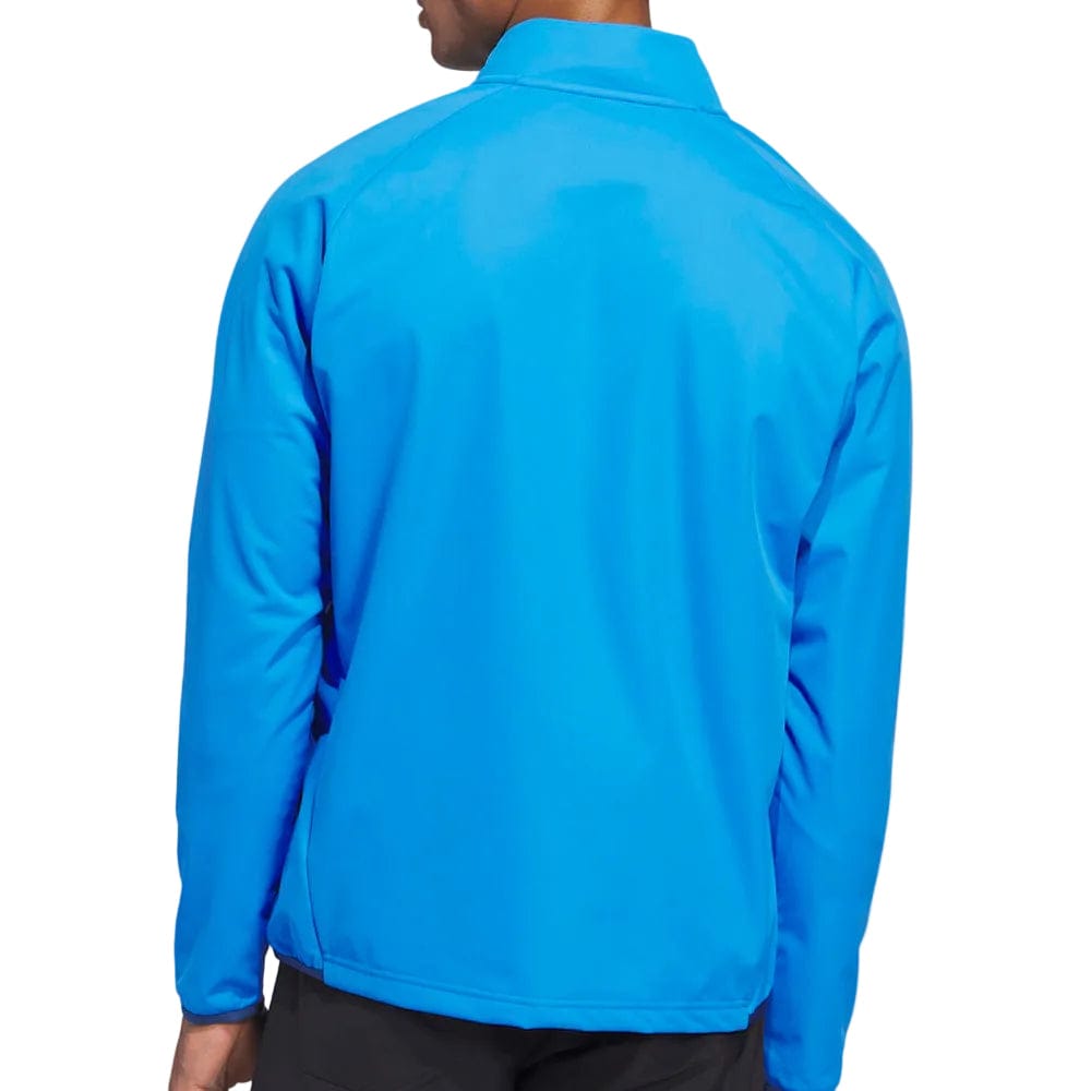 adidas Ultimate365 Durable Water Repellent Wind Quarter-Zip - Lucid Ray Blue/Dusky Petrol