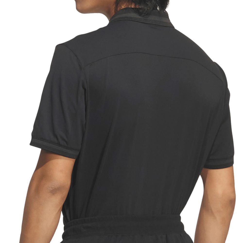 adidas Beyond Vent Twistknit Polo Shirt - Black/Black