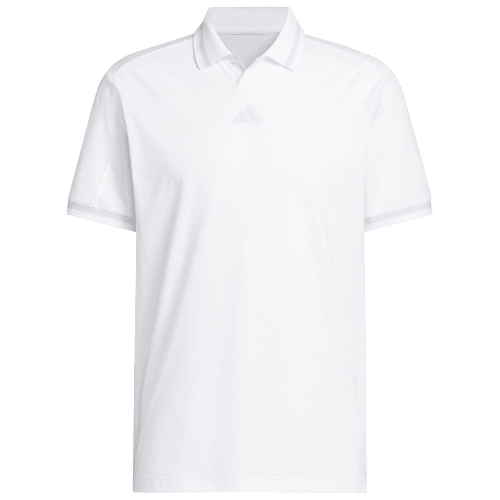 adidas Beyond The Course Vent Twistknit Polo Shirt - White/White
