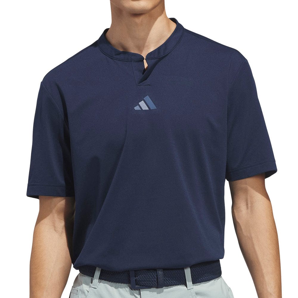 adidas Beyond The Course Golf Club Twistknit Range Shirt - Collegiate Navy