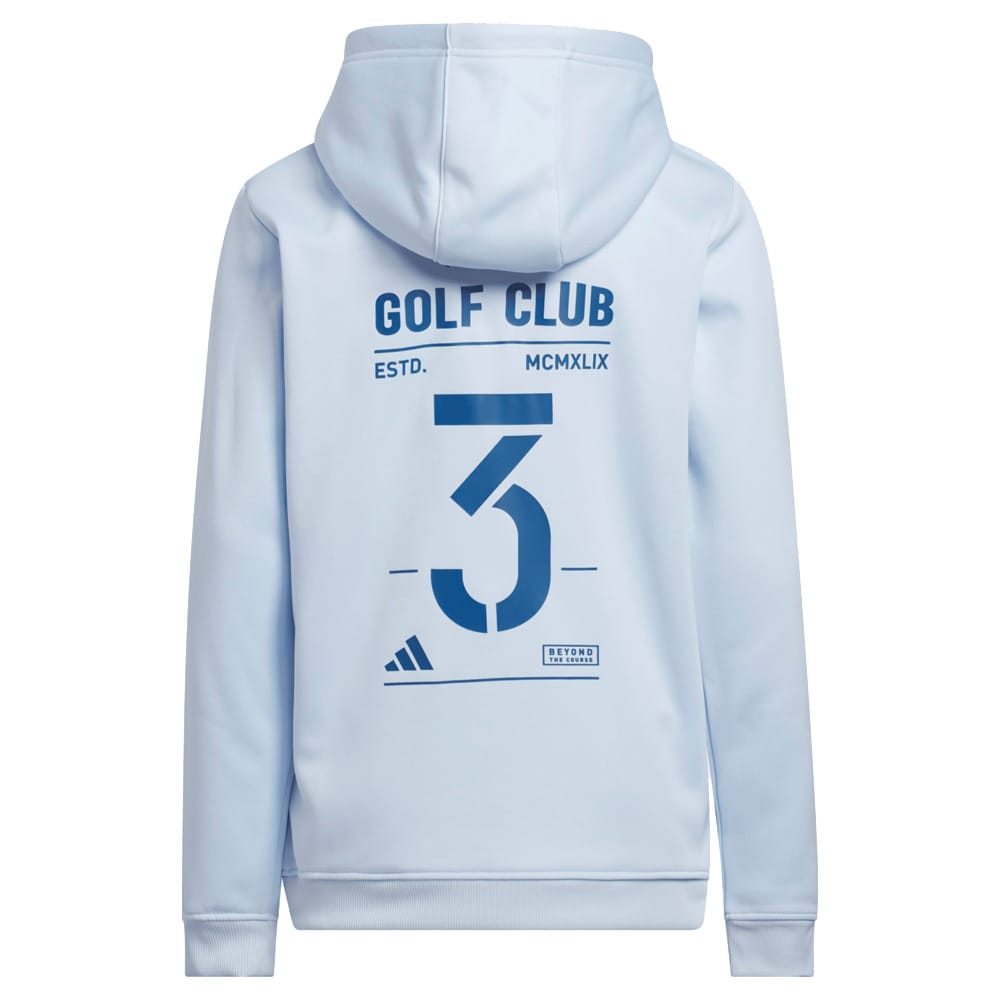 adidas Unisex Juniors Climawarm Graphic Hoodie - Crystal Sky