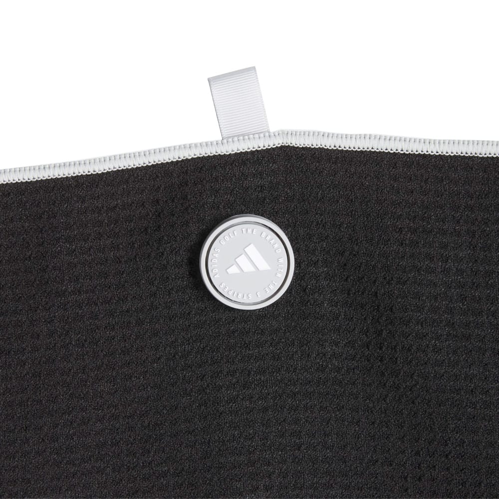 adidas Magnetic Microfiber Players Cart Towel - Black